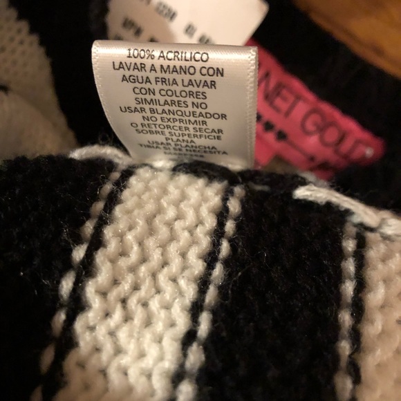 Girls M (10-12) Black and White Sweater - Picture 5 of 6